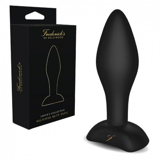 Черная силиконовая мини-пробка Silicone Butt Plug - Fredericks Of Hollywood