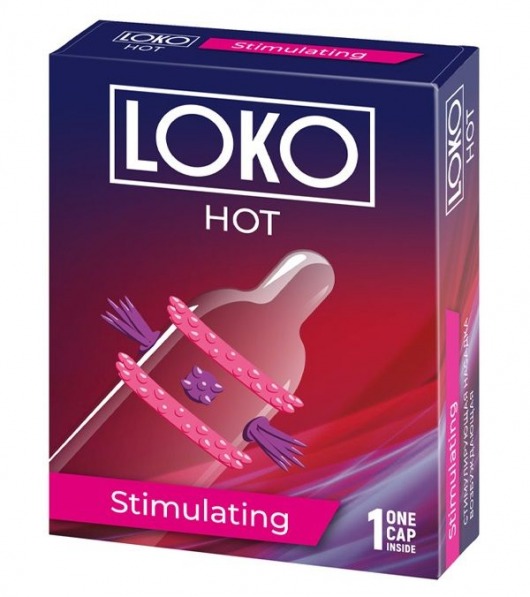 Стимулирующая насадка на пенис LOKO HOT с возбуждающим эффектом - Sitabella - в Абакане купить с доставкой
