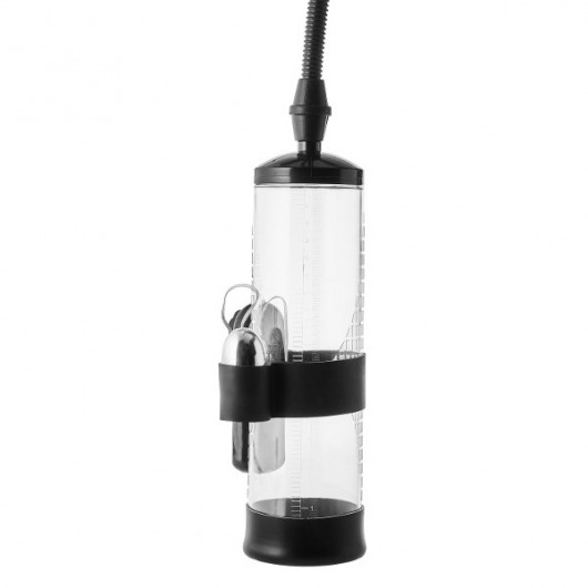 Прозрачная вакуумная помпа с вибрацией Vibrating Penis Pump - Dream Toys - в Абакане купить с доставкой