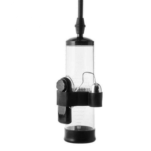 Прозрачная вакуумная помпа с вибрацией Vibrating Penis Pump - Dream Toys - в Абакане купить с доставкой