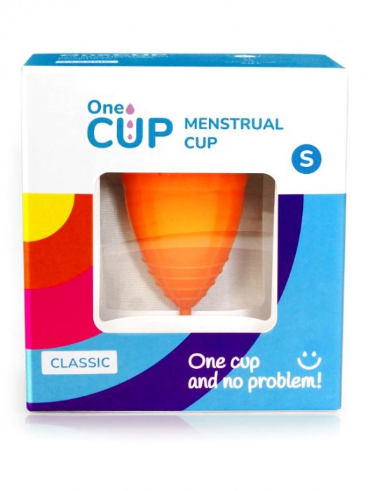 Оранжевая менструальная чаша OneCUP Classic - размер S - OneCUP - купить с доставкой в Абакане