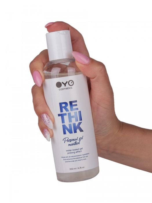 Увлажняющий гель на водной основе OYO Personal Gel Menthol - 200 мл. - OYO - купить с доставкой в Абакане
