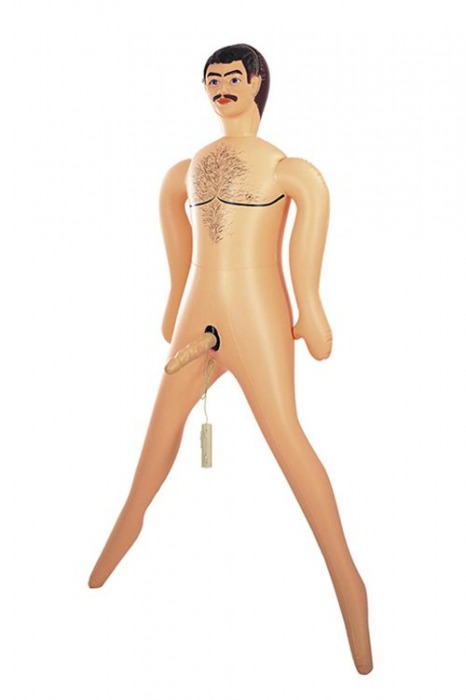 Надувная секс-кукла Big John с виброфаллосом - NMC - в Абакане купить с доставкой