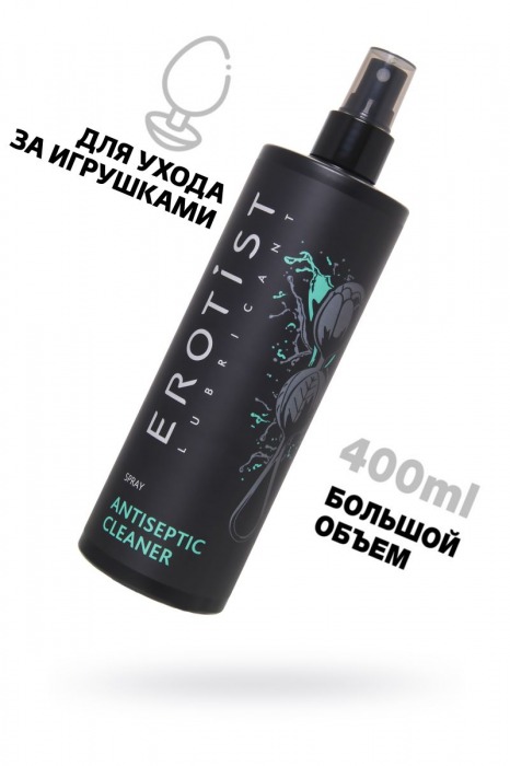 Антибактериальное средство для игрушек Erotist Anticeptic Cleaner - 400 мл. - Erotist Lubricants - купить с доставкой в Абакане