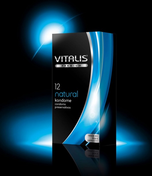 Классические презервативы VITALIS PREMIUM natural - 12 шт. - Vitalis - купить с доставкой в Абакане
