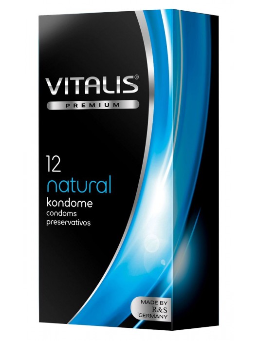 Классические презервативы VITALIS PREMIUM natural - 12 шт. - Vitalis - купить с доставкой в Абакане