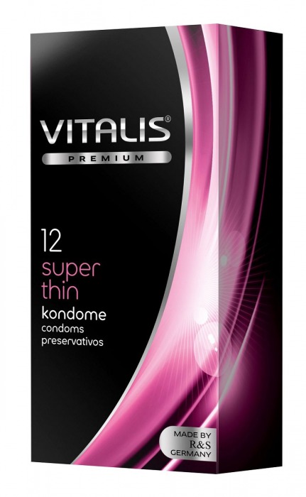 Ультратонкие презервативы VITALIS PREMIUM super thin - 12 шт. - Vitalis - купить с доставкой в Абакане