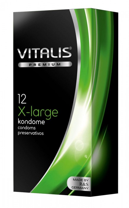 Презервативы увеличенного размера VITALIS PREMIUM x-large - 12 шт. - Vitalis - купить с доставкой в Абакане