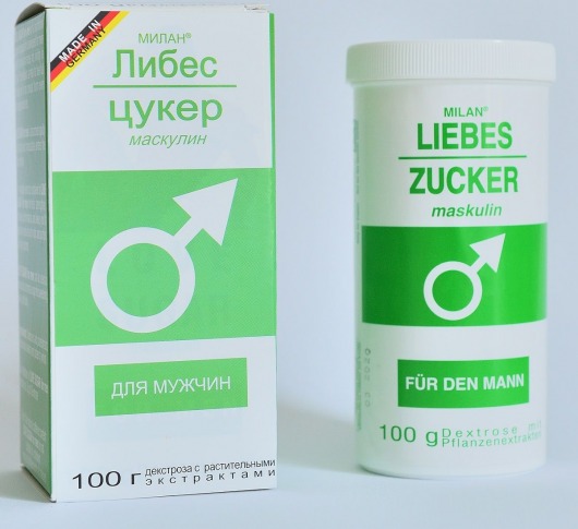 Сахар любви для мужчин Liebes-Zucker maskulin - 100 гр. - Milan Arzneimittel GmbH - купить с доставкой в Абакане