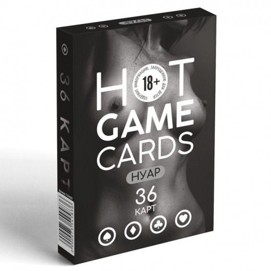 Игральные карты HOT GAME CARDS НУАР - 36 шт. - Сима-Ленд - купить с доставкой в Абакане