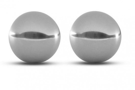 Серебристые вагинальные шарики Gleam Stainless Steel Kegel Balls - Blush Novelties