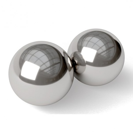 Серебристые вагинальные шарики Stainless Steel Kegel Balls - Blush Novelties