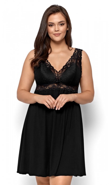 Соблазнительная сорочка Bona с кружевным лифом - Nipplex купить с доставкой