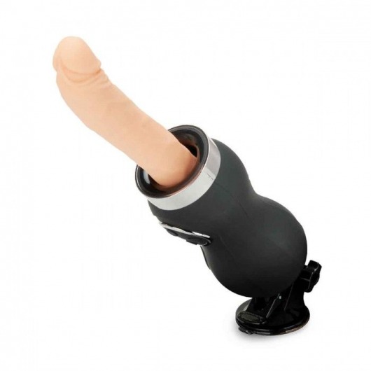 Портативная секс-машина Thrusting Compact Sex Machine c 2 насадками - Lux Fetish - купить с доставкой в Абакане