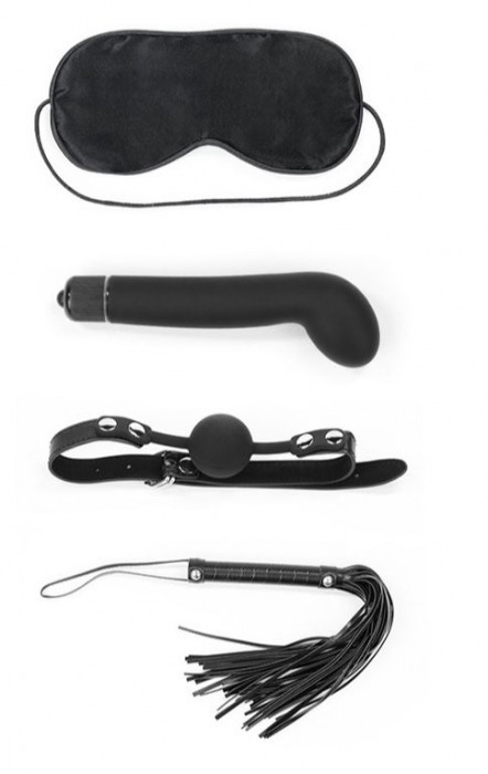 БДСМ-набор Deluxe Bondage Kit: маска, вибратор, кляп, плётка - Lovetoy - купить с доставкой в Абакане