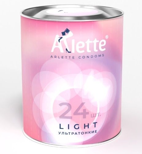 Ультратонкие презервативы Arlette Light - 24 шт. - Arlette - купить с доставкой в Абакане