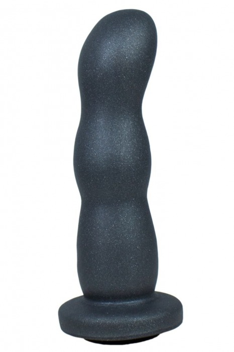 Черная анальная рельефная насадка-фаллоимитатор - 15 см. - LOVETOY (А-Полимер) - купить с доставкой в Абакане