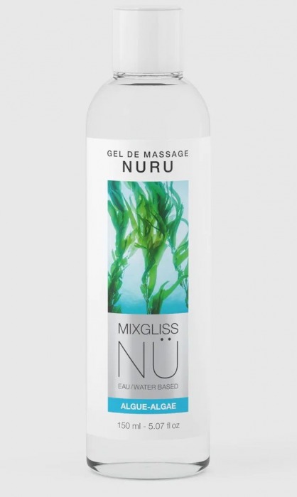 Массажный гель на водной основе Mixgliss NU Algae - 150 мл. - Strap-on-me - купить с доставкой в Абакане