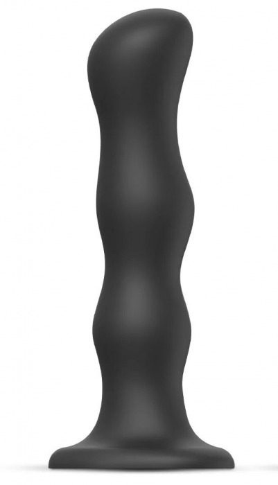 Черная насадка Strap-On-Me Dildo Geisha Balls size XL - Strap-on-me - купить с доставкой в Абакане