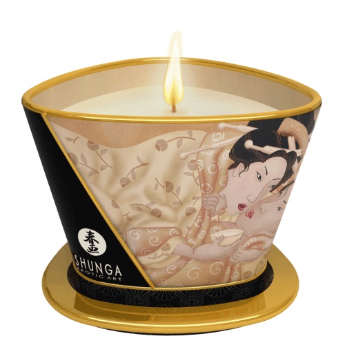 Массажная свеча Vanilla Fetish с ароматом ванили - 170 мл. - Shunga - купить с доставкой в Абакане
