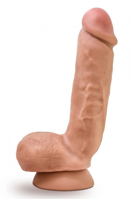 Кофейный фаллоимитатор The Mailman - 21,5 см. - Blush Novelties