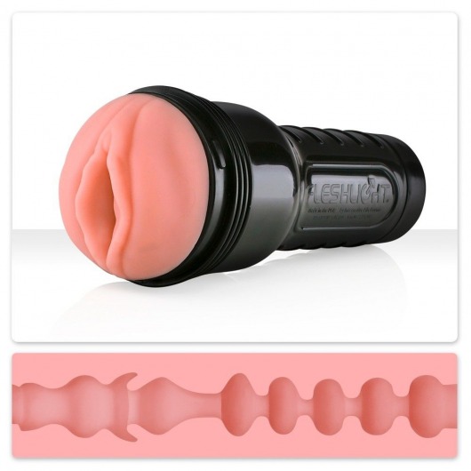 Мастурбатор-вагина Fleshlight - Pink Lady Mini-Lotus - Fleshlight - в Абакане купить с доставкой