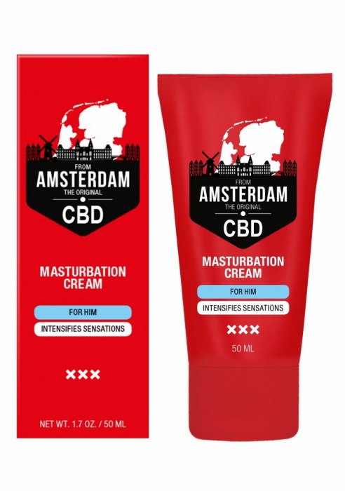 Крем для мастурбации для мужчин CBD from Amsterdam Masturbation Cream For Him - 50 мл. - Shots Media BV - купить с доставкой в Абакане