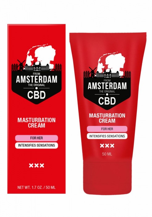 Крем для мастурбации для женщин CBD from Amsterdam Masturbation Cream For Her - 50 мл. - Shots Media BV - купить с доставкой в Абакане