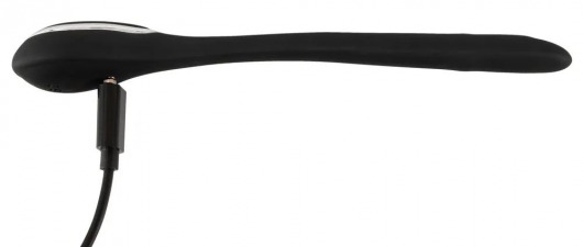 Черный гибкий уретральный стимулятор с вибрацией Vibrating Bendable Dilator - 13,5 см. - Orion - купить с доставкой в Абакане