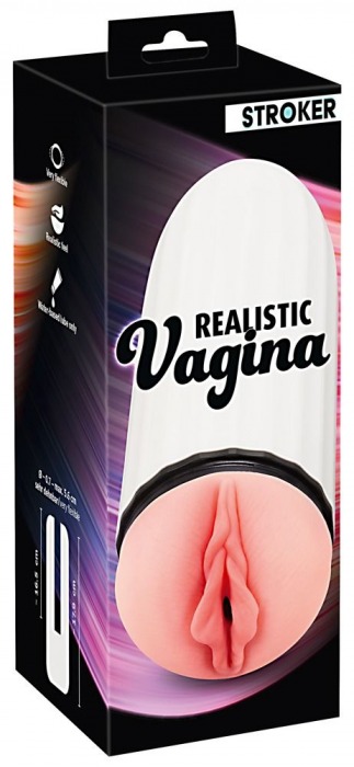 Мастурбатор-вагина Realistic Vagina в колбе - Orion - в Абакане купить с доставкой