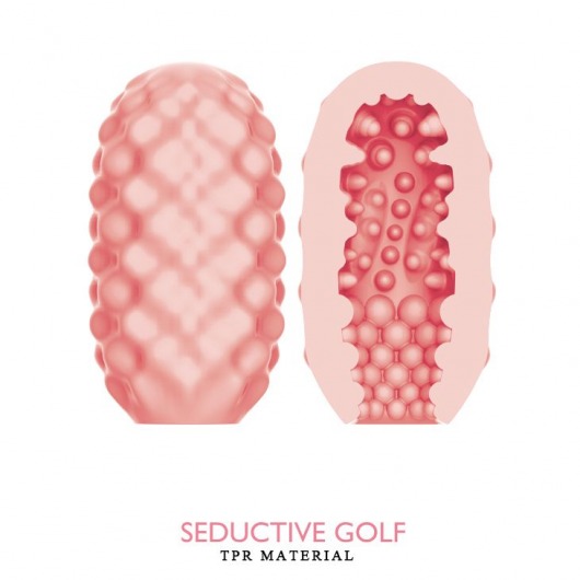 Розовый мастурбатор-яйцо Seductive Golf - Baile - в Абакане купить с доставкой