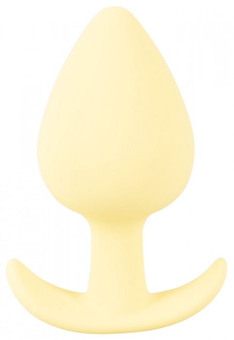 Жёлтая анальная втулка Mini Butt Plug - 6 см. - Orion