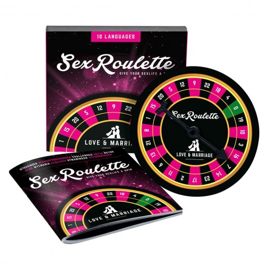 Настольная игра-рулетка Sex Roulette Love   Marriage - Tease&Please - купить с доставкой в Абакане