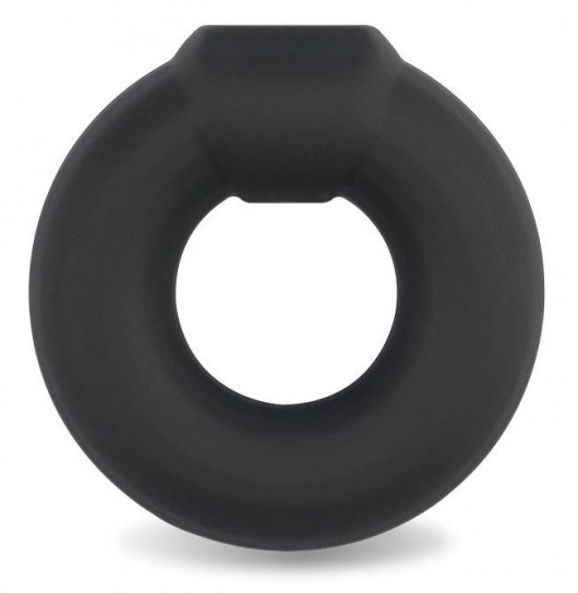 Черное эрекционное кольцо Ultra Soft Platinum Cure Silicone Cockring - Lovetoy - в Абакане купить с доставкой