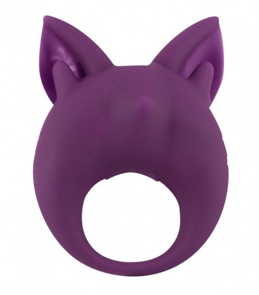 Фиолетовое перезаряжаемое эрекционное кольцо Kitten Kiki - Lola Games - в Абакане купить с доставкой