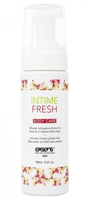 Органическая интимная очищающая пенка Intime Fresh - 150 мл. - Exsens - купить с доставкой в Абакане