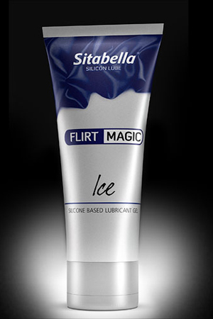 Силиконовая гель-смазка FLIRT MAGIC Ice с лёгким пролонгирующим эффектом - 75 мл. - Sitabella - купить с доставкой в Абакане