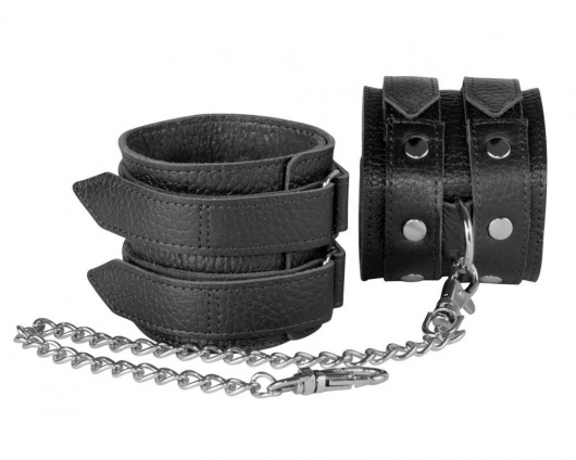 Чёрные кожаные оковы - Sitabella - купить с доставкой в Абакане