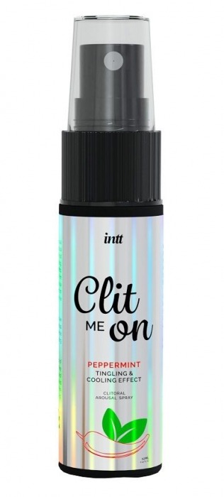 Клиторальный возбуждающий спрей Clit Me On Peppermint - 12 мл. - INTT - купить с доставкой в Абакане