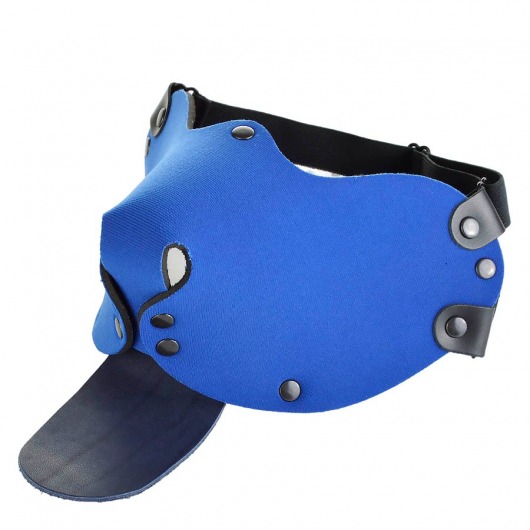 Синяя неопреновая маска  Дог - Sitabella - купить с доставкой в Абакане