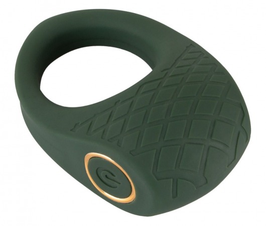 Зеленое эрекционное виброкольцо Luxurious Vibro Cock Ring - Orion - в Абакане купить с доставкой