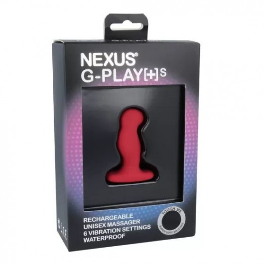 Красная вибровтулка Nexus G-Play+ S - Nexus Range - в Абакане купить с доставкой