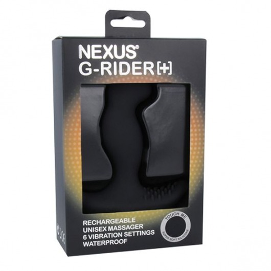 Черный вибромассажер простаты Nexus G-Rider+ - 12,6 см. - Nexus Range - в Абакане купить с доставкой