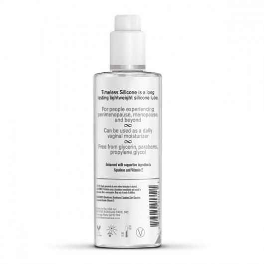 Лубрикант на силиконовой основе Wicked Simply Timeless Silicone - 120 мл. - Wicked - купить с доставкой в Абакане