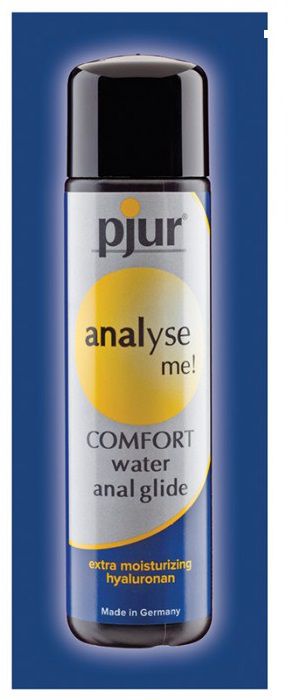 Анальный лубрикант pjur ANALYSE ME Comfort Water Anal Glide - 2 мл. - Pjur - купить с доставкой в Абакане
