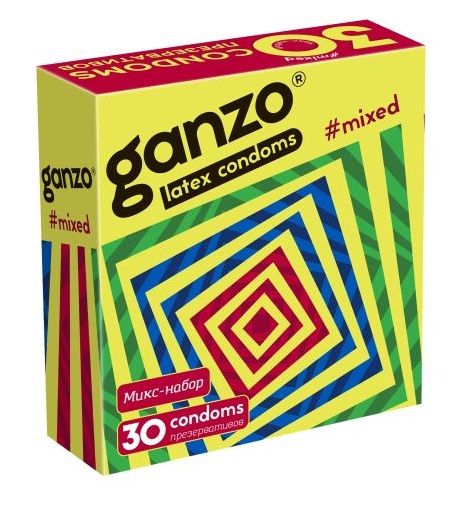Микс-набор из 30 презервативов Ganzo Mixed - Ganzo - купить с доставкой в Абакане