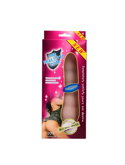 Водонепроницаемый нежный вибромассажер - 20 см. - Baile