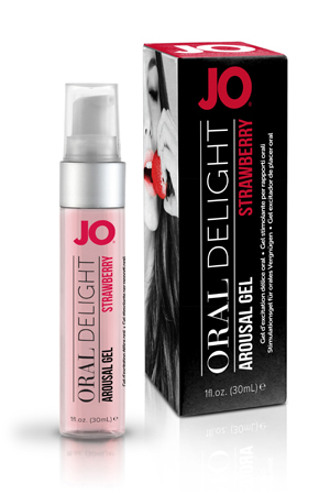 Клубничный лубрикант для оральных ласк Oral Delight Strawberry Sensation - 30 мл. - System JO - купить с доставкой в Абакане