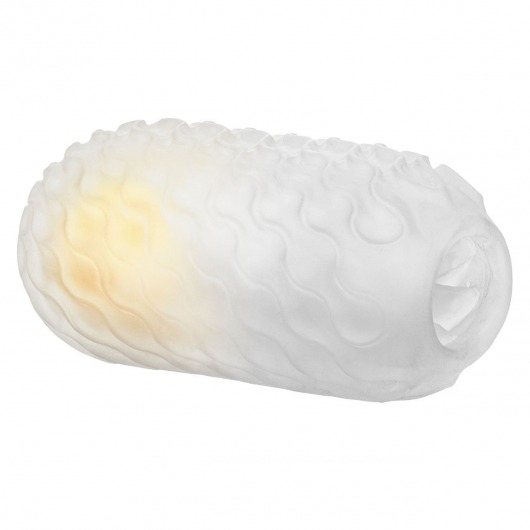 Двусторонний мастурбатор с желтым стимулирующим шариком Reversible Squishy Ball Stroker - California Exotic Novelties - в Абакане купить с доставкой