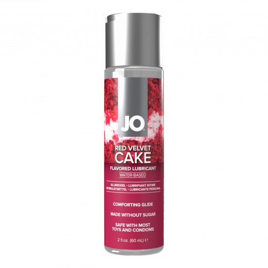 Лубрикант на водной основе JO H2O Red Velvet Cake Flavored Lubricant - 60 мл. - System JO - купить с доставкой в Абакане
